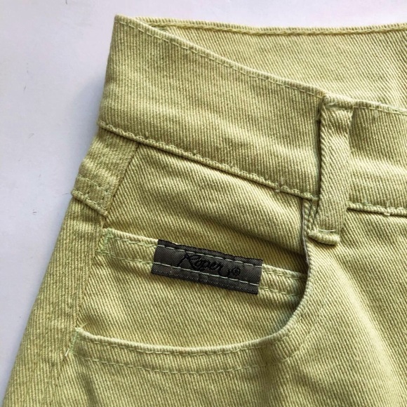 Vtg Roper Pastel Green High Rise Jeans - Picture 3 of 5